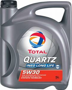 TOTAL QUARTZ INEO LONG LIFE 5w30 C3 5л. синтетика, масло моторное